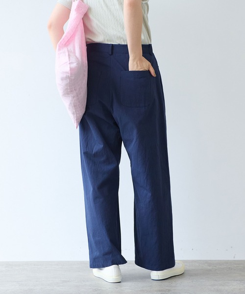 bulle de savon（ビュルデサボン）の「高密度ツイル サンドウォッシュパンツ（その他パンツ・レディース・ダークブラウン/ネイビー・SMALL/MEDIUM）」の18枚目の写真