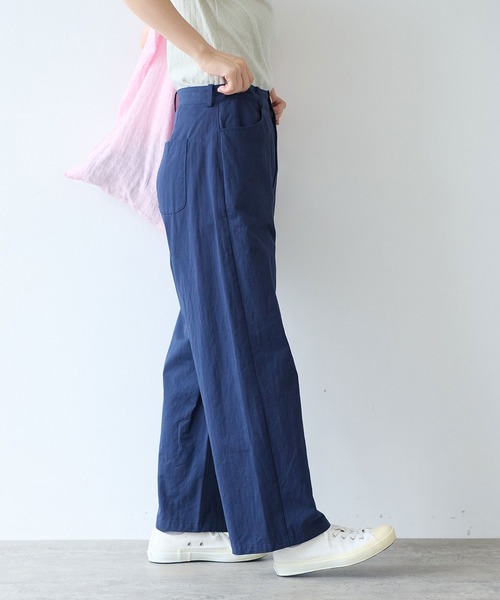 bulle de savon（ビュルデサボン）の「高密度ツイル サンドウォッシュパンツ（その他パンツ・レディース・ダークブラウン/ネイビー・SMALL/MEDIUM）」の19枚目の写真