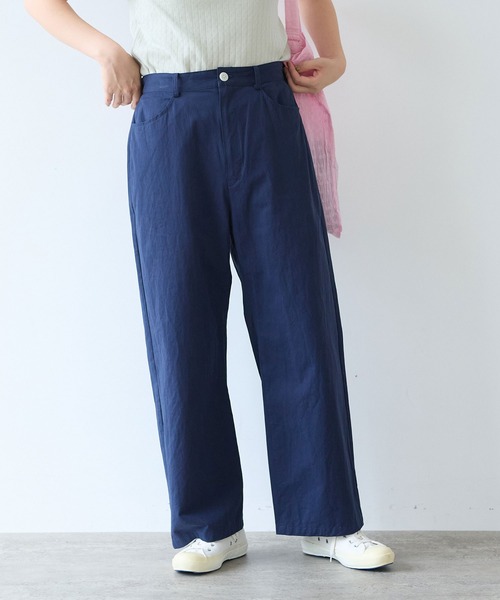 bulle de savon（ビュルデサボン）の「高密度ツイル サンドウォッシュパンツ（その他パンツ・レディース・ダークブラウン/ネイビー・SMALL/MEDIUM）」の15枚目の写真