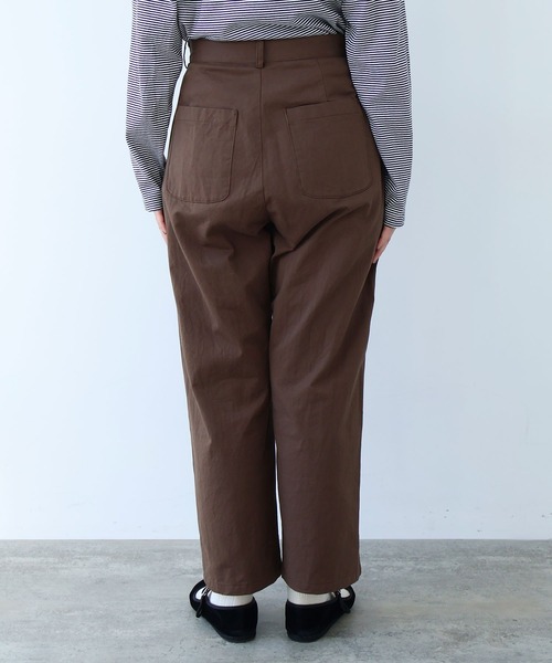bulle de savon（ビュルデサボン）の「高密度ツイル サンドウォッシュパンツ（その他パンツ・レディース・ダークブラウン/ネイビー・SMALL/MEDIUM）」の22枚目の写真
