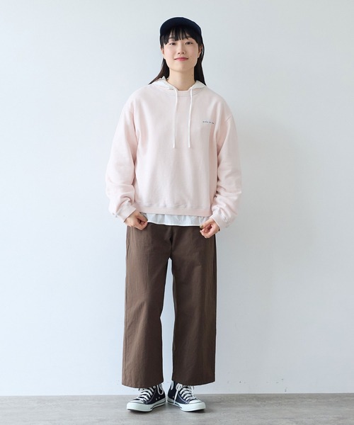 bulle de savon（ビュルデサボン）の「高密度ツイル サンドウォッシュパンツ（その他パンツ・レディース・ダークブラウン/ネイビー・SMALL/MEDIUM）」の12枚目の写真