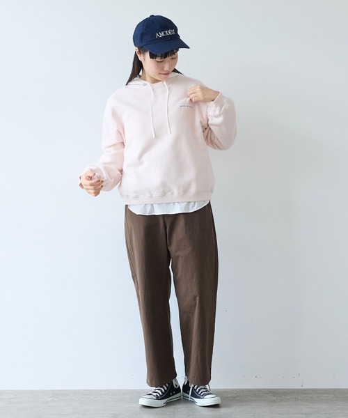 bulle de savon（ビュルデサボン）の「高密度ツイル サンドウォッシュパンツ（その他パンツ・レディース・ダークブラウン/ネイビー・SMALL/MEDIUM）」の8枚目の写真