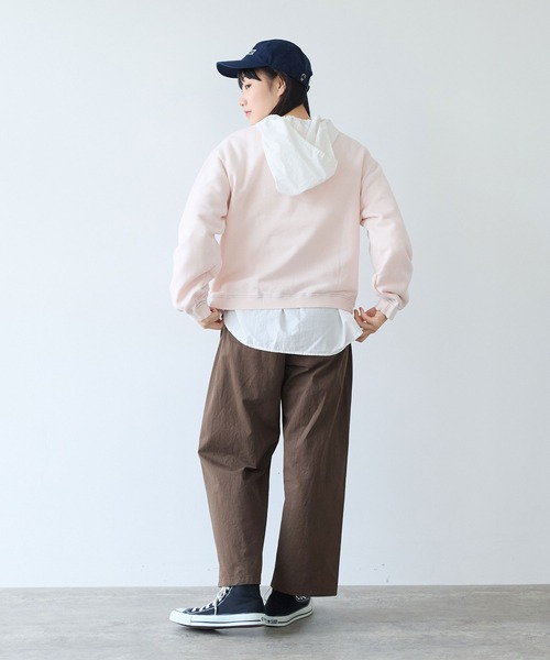 bulle de savon（ビュルデサボン）の「高密度ツイル サンドウォッシュパンツ（その他パンツ・レディース・ダークブラウン/ネイビー・SMALL/MEDIUM）」の13枚目の写真