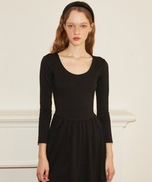 Basic Ballet Core Dress_ Black