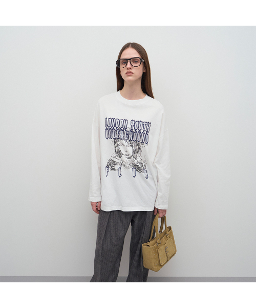 LCDC TM(エルシーディーシーティーエム)の「SUEDE STUD TOTE BAG(トートバッグ・レディース・ブラウン/ベージュ・OS)」の7枚目の写真