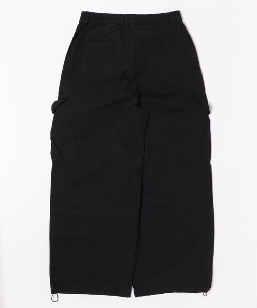 Chikashitsu +（チカシツプラス）の「【Chikashitsu +】rib cotton curve cargo pants / 【チカシツプラス】リブコットンカーブカーゴパンツ（カーゴパンツ・メンズ・ブラック/カーキ/ブラウン・M）」の6枚目の写真