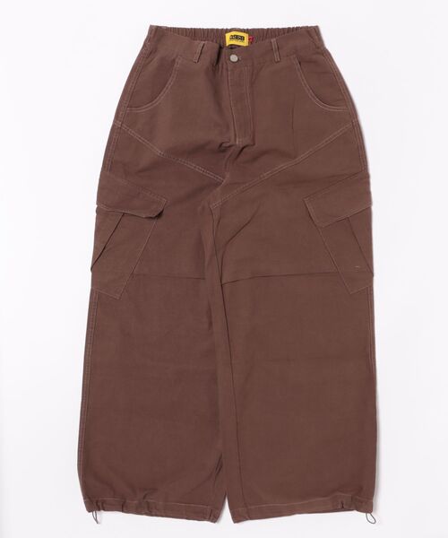 Chikashitsu +（チカシツプラス）の「【Chikashitsu +】rib cotton curve cargo pants / 【チカシツプラス】リブコットンカーブカーゴパンツ（カーゴパンツ・メンズ・ブラック/カーキ/ブラウン・M）」の14枚目の写真
