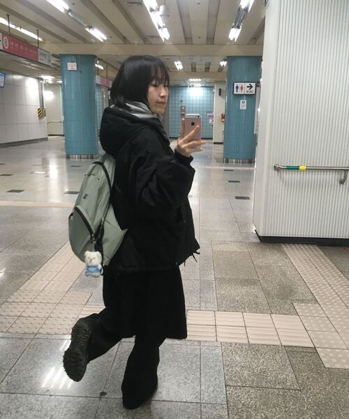 MUWM(ムウム)の「ネストナイロンアイレットバックパック Nest Backpack (Gray)(バックパック/リュック・レディース・その他・FREE)」の12枚目の写真