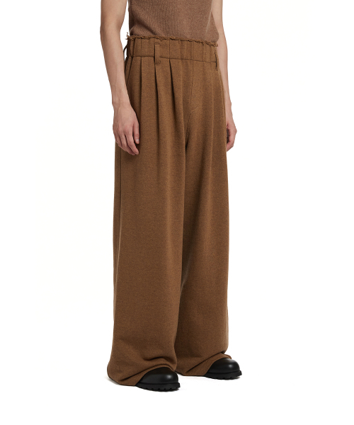 TRUNK PROJECT（トランクプロジェクト）の「Destroyed Lounge Pants_Brown（その他パンツ・メンズ・ブラウン・X-SMALL/SMALL/LARGE）」の3枚目の写真