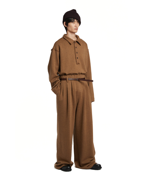 TRUNK PROJECT（トランクプロジェクト）の「Destroyed Lounge Pants_Brown（その他パンツ・メンズ・ブラウン・X-SMALL/SMALL/LARGE）」の4枚目の写真