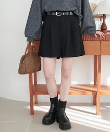 DISCOAT（ディスコート）の「【洗濯可能/美シルエット】ウールブレンドショートパンツ（その他パンツ・レディース）」