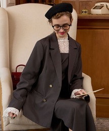 BONLECILL noir(�{�����V�[���m���[��)�́yBONLECILL noir�z���{���x���g�t���S�[���h�{�^���e�[���[�h�W���P�b�g(�e�[���[�h�W���P�b�g)