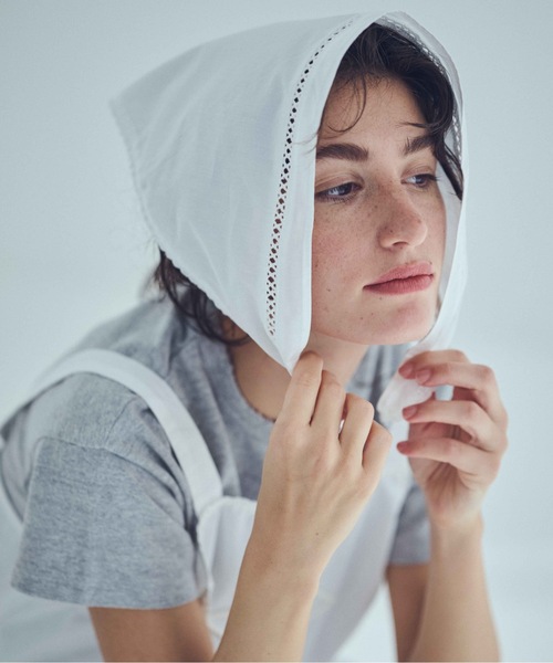 SEA（シー）の「エンブロイダリー レース スカーフ（ストール/ショール・レディース・ホワイト・ONE SIZE）」の3枚目の写真