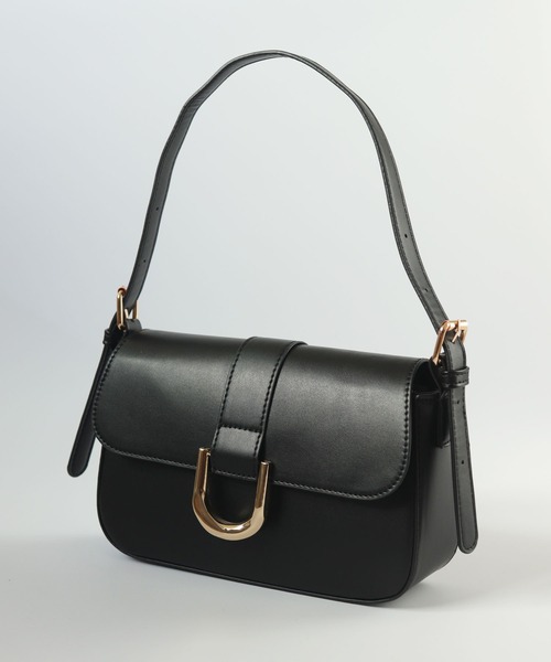 florist（フローリスト）の「【新色】2way/3way ホースシューエナメル/シュリンクレザーハンドバッグ/ショルダーバッグ（ハンドバッグ・レディース・ピンク系1/ブラック系1/グレー系1/ブラック系2/ブラウン系1/ホワイト系1/ダークブラウン系1/レッド系2・FREE）」の21枚目の写真