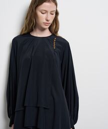 LANVIN en Bleu | トリアセローンフレアブラウス(シャツ/ブラウス)