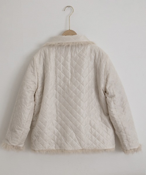 Miniministore(ミニミニストア)の「ふわふわフェイクファージャケットビッグ襟(ブルゾン・レディース・グレー/ブラック/ライトベージュ/ダークグレー/ホワイト・FREE)」の22枚目の写真