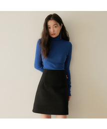 RE-MINI SKIRT BLACK