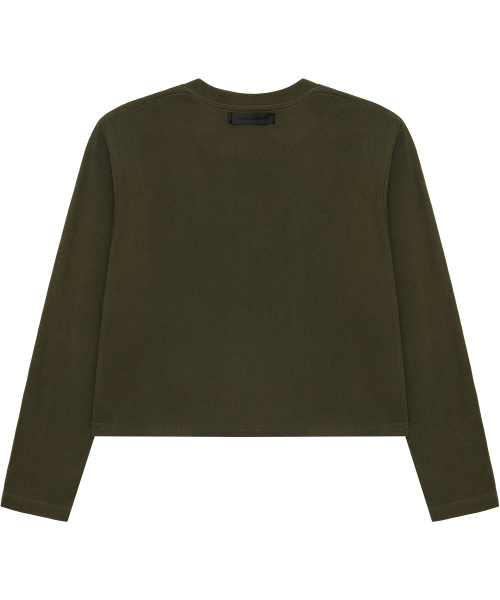 C WEAR BY THE GENIUS(シーウェアバイザジーニアス)の「メンズクロップロングスリーブTシャツカーキ(Tシャツ/カットソー・メンズ・その他・SMALL/MEDIUM/LARGE/X-LARGE/XX-LARGE)」の6枚目の写真
