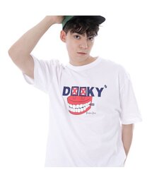 DORKY（ドルキ）の「ユニオンジャック フレーム 半袖 ホワイト（Tシャツ/カットソー）」