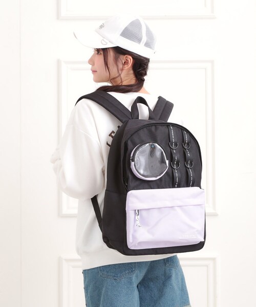 セール】モール付きマルポケリュック（バックパック/リュック）｜PINK
