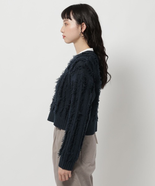 niko and...（ニコアンド）の「ケーブルフリンジニットプルオーバー（ニット/セーター・レディース・アイボリー/レッド/ネイビー・MEDIUM/LARGE）」の22枚目の写真