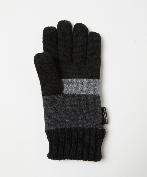 KATHARINE HAMNETT LONDON （キャサリンハムネットロンドン）の「KATHARINE HAMNETT LONDON/キャサリンハムネットロンドン クレイジーパターン手袋（タッチパネル対応）KHM-3015（手袋・メンズ・ネイビー/ブラック/グレー/ブラウン・FREE）」の14枚目の写真