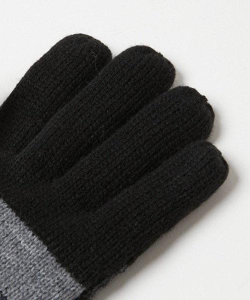 KATHARINE HAMNETT LONDON （キャサリンハムネットロンドン）の「KATHARINE HAMNETT LONDON/キャサリンハムネットロンドン クレイジーパターン手袋（タッチパネル対応）KHM-3015（手袋・メンズ・ネイビー/ブラック/グレー/ブラウン・FREE）」の15枚目の写真