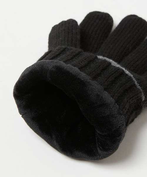 KATHARINE HAMNETT LONDON （キャサリンハムネットロンドン）の「KATHARINE HAMNETT LONDON/キャサリンハムネットロンドン クレイジーパターン手袋（タッチパネル対応）KHM-3015（手袋・メンズ・ネイビー/ブラック/グレー/ブラウン・FREE）」の16枚目の写真