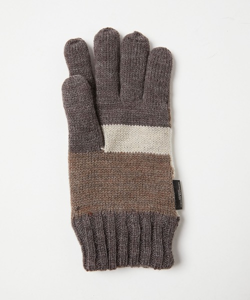 KATHARINE HAMNETT LONDON （キャサリンハムネットロンドン）の「KATHARINE HAMNETT LONDON/キャサリンハムネットロンドン クレイジーパターン手袋（タッチパネル対応）KHM-3015（手袋・メンズ・ネイビー/ブラック/グレー/ブラウン・FREE）」の20枚目の写真