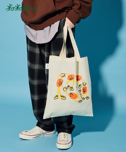 にっぽんのASAGOHAN】ネバネバビーンコラボトート（ショルダーバッグ