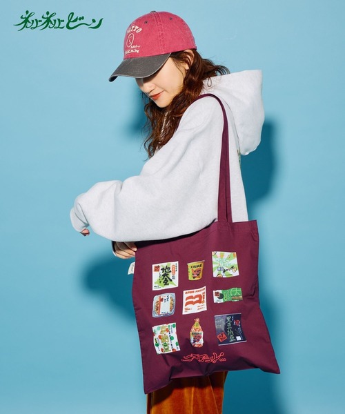 にっぽんのASAGOHAN】ネバネバビーンコラボトート（ショルダーバッグ