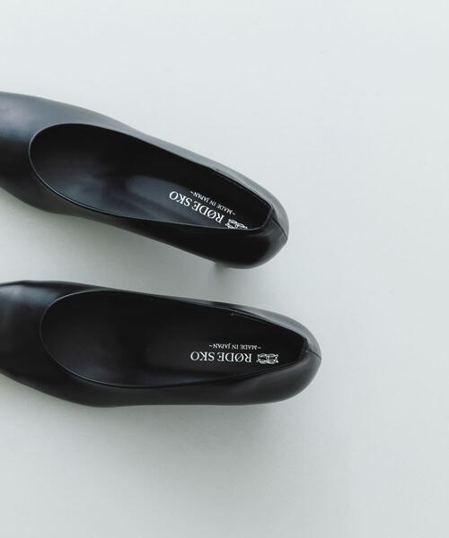 RODE SKO(ロデスコ)の「『MADE IN JAPAN』シンプルヒールパンプス(パンプス・レディース・ライトベージュ/ブラック・36/37/38)」の20枚目の写真