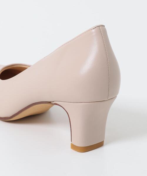 RODE SKO(ロデスコ)の「『MADE IN JAPAN』シンプルヒールパンプス(パンプス・レディース・ライトベージュ/ブラック・36/37/38)」の3枚目の写真