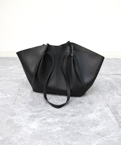 THE CELL.（ザセルドット）の「エコレザートートバッグ ミニポーチ付き　ECO LEATHER TOTE BAG（トートバッグ・レディース・ベージュ/ブラック/ブラウン・FREE）」の8枚目の写真