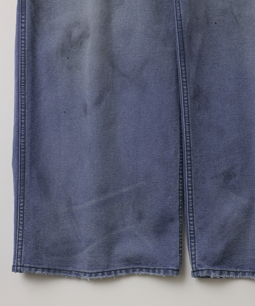 UNFOLLOW(アンフォロー)の「【FOLL / フォル】cotton duck faded painter pants(チノパンツ・メンズ・ネイビー/キャメル・3/2)」の5枚目の写真