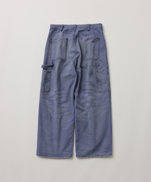 UNFOLLOW(アンフォロー)の「【FOLL / フォル】cotton duck faded painter pants(チノパンツ・メンズ・ネイビー/キャメル・3/2)」の6枚目の写真