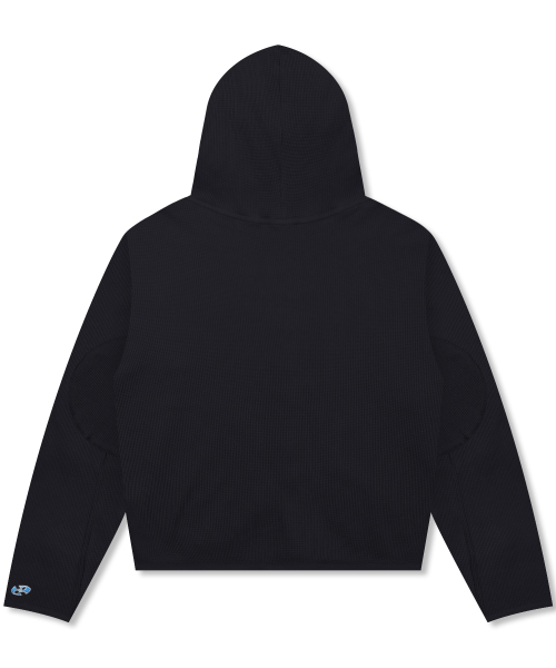 GLACK(グラック)の「GZHD001 ヘイズワッフルジップアップフード(ブラック)(パーカー・レディース・その他・MEDIUM/LARGE)」の13枚目の写真