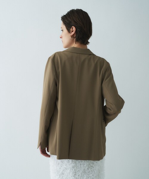 cloenc（クロエンス）の「【防花粉／セットアップ／オケージョン】ダブルテーラードジャケット（テーラードジャケット・レディース・ネイビー/キャメル/グレー・01/02/03）」の9枚目の写真