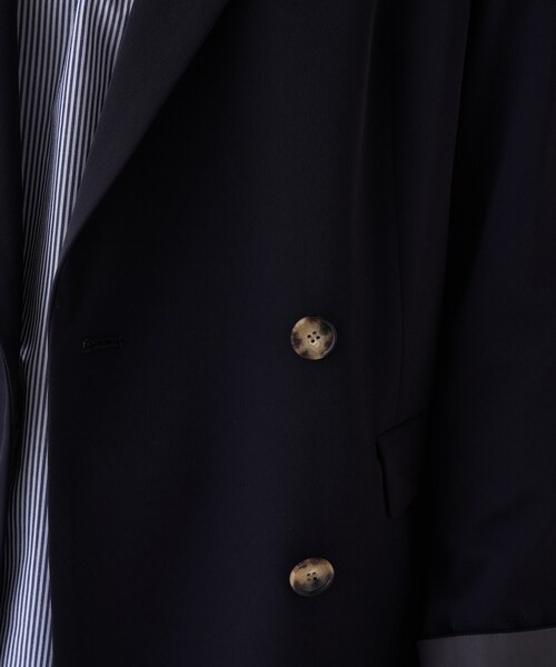 cloenc（クロエンス）の「【防花粉／セットアップ／オケージョン】ダブルテーラードジャケット（テーラードジャケット・レディース・ネイビー/キャメル/グレー・01/02/03）」の14枚目の写真