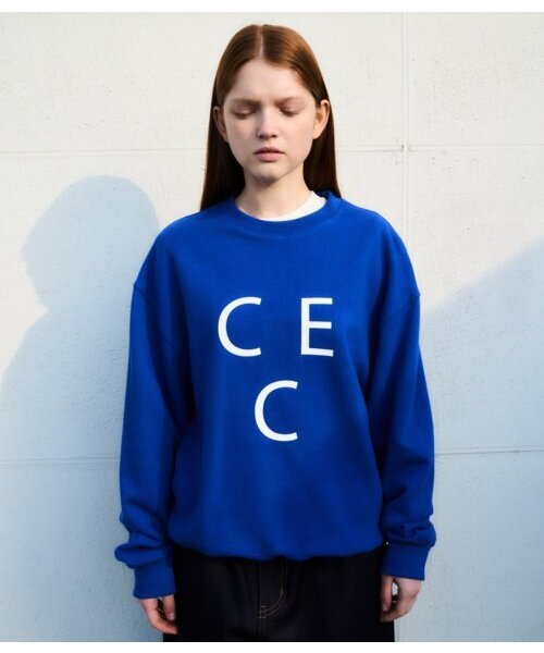 chancechance(チャンスチャンス)の「CEC TRIANGLE LOGO SWEATSHIRT(BLUE)(スウェット・メンズ・その他・SMALL/MEDIUM)」の1枚目の写真