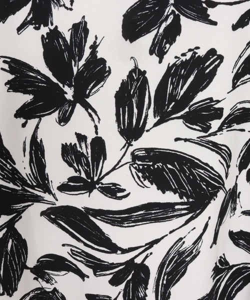 Jih Nunc（ジーヌンク）の「mhs2494-ワントーンフラワープリントシャツ(JIH-R1164)（シャツ/ブラウス・メンズ・ホワイト/カーキ/グレー・L/M/S）」の8枚目の写真