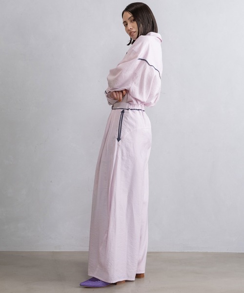 MARECHAL TERRE(マルシャルテル)の「ウエスタンタックワイドコクーンパンツ(その他パンツ・レディース・ブラック/ネイビー/チャコールグレー/ピンク・MEDIUM)」の8枚目の写真