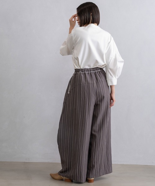 MARECHAL TERRE(マルシャルテル)の「ウエスタンタックワイドコクーンパンツ(その他パンツ・レディース・ブラック/ネイビー/チャコールグレー/ピンク・MEDIUM)」の22枚目の写真