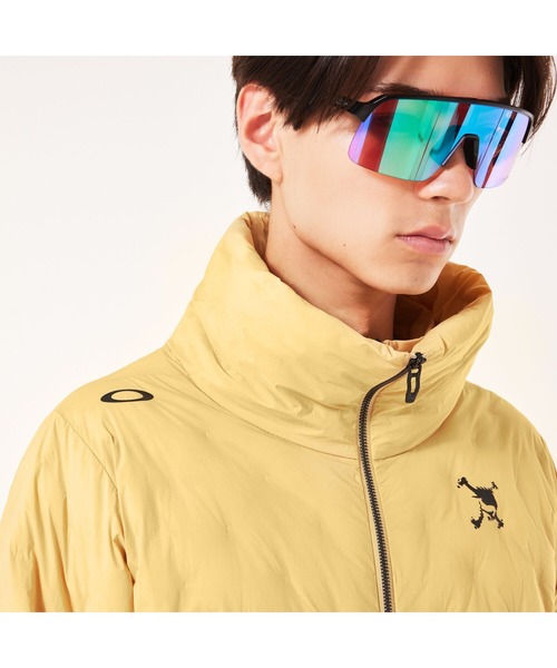 OAKLEY(オークリー)の「オークリーSKULL TUBULAR INSULATION JACKET/ジャケット/ゴルフ/メンズ/撥水/防風/OAKLEY(ダウンジャケット/コート・メンズ・ホワイト/イエロー系その他・M/L/S)」の2枚目の写真