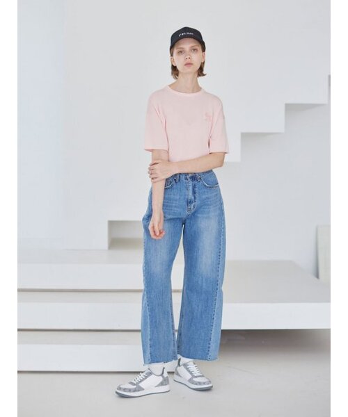 AYIHOLIC CASHMERE(アイホリックカシミア)の「アイフリー ワイドデニム(デニムパンツ・レディース・その他・M/S)」の3枚目の写真