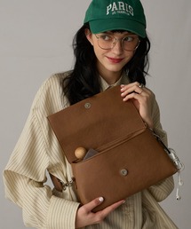 BONLECILL Marche（ボンルシールマルシェ）の「【BONLECILL Marche】2wayフラップショルダーバッグ/ボディバッグ（ショルダーバッグ）」