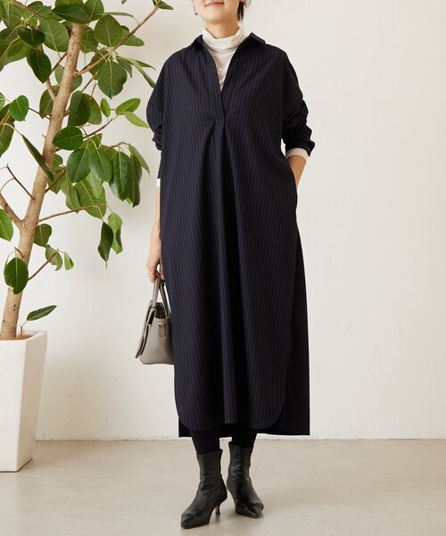 LIVETART(リヴェタート)の「《LIVETART》カシミヤシルクラメハイネック(Tシャツ/カットソー・レディース・ブラック/ホワイト・FREE)」の17枚目の写真