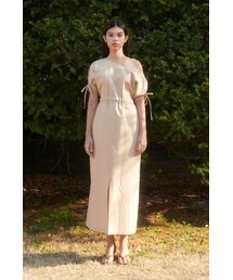 ECOMMAE（イコンマイ）の「TULIP LONG DRESS (BEIGE)（ワンピース）」