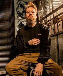 BETTERTHAN88（ベターザン88）の「ポイントフィリオーバーサイズスウェットバンタブラック（スウェット）」