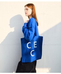 chancechance（チャンスチャンス）の「CEC COTTON BAG(BLUE)（トートバッグ）」